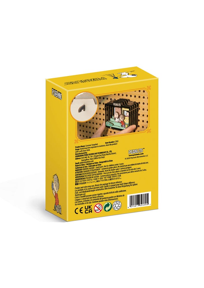 Peanuts Puremind Model Kit Wooden Theater Summer Snapshot - MangaShop.ro