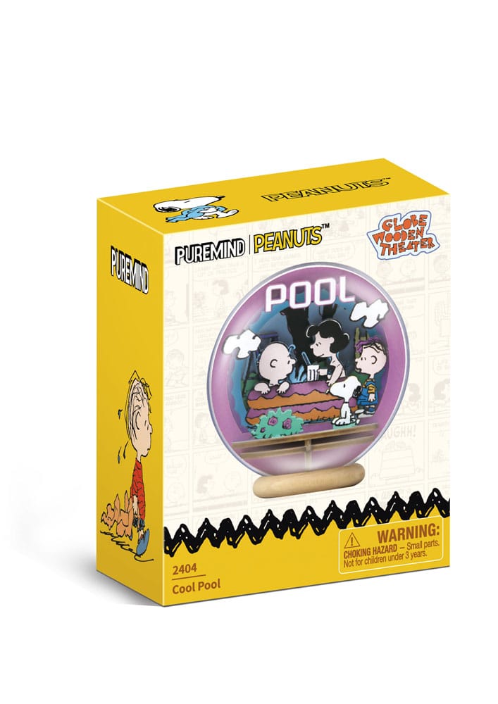 Peanuts Puremind Model Kit Wooden Theater Globe Cool Pool - MangaShop.ro
