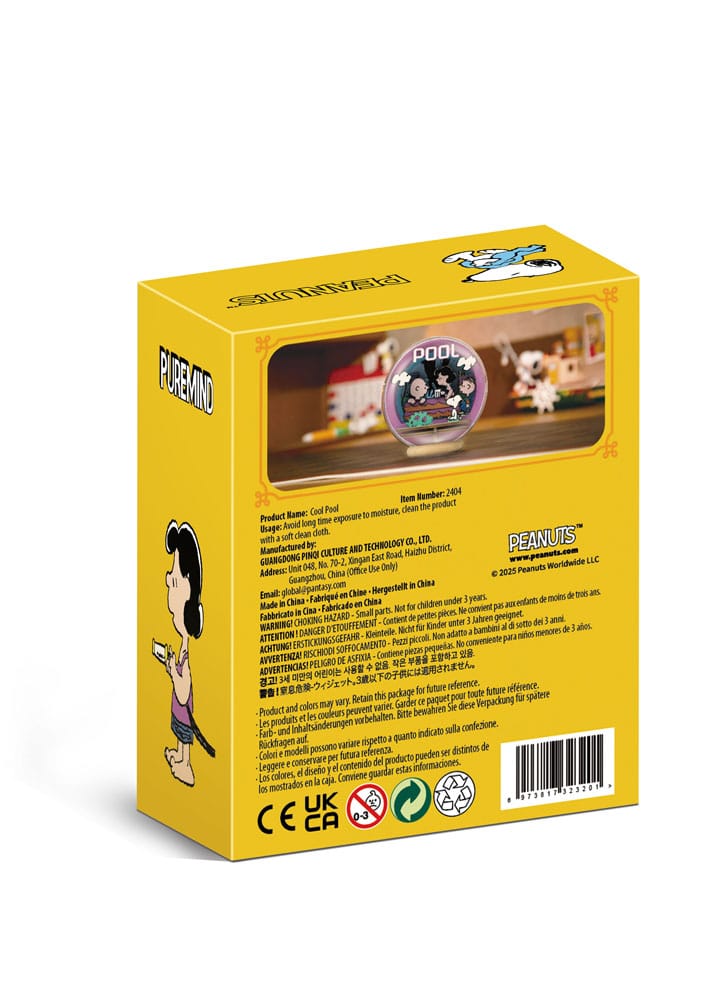 Peanuts Puremind Model Kit Wooden Theater Globe Cool Pool - MangaShop.ro