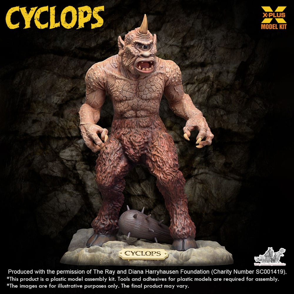 Cyclops figure Plastic Model Kit 1/72 Renewal Package 23 cm - MangaShop.ro