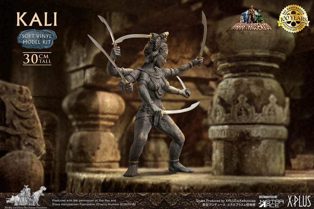 Ray Harryhausen Soft Vinyl Model Kit Kali 30 cm - MangaShop.ro