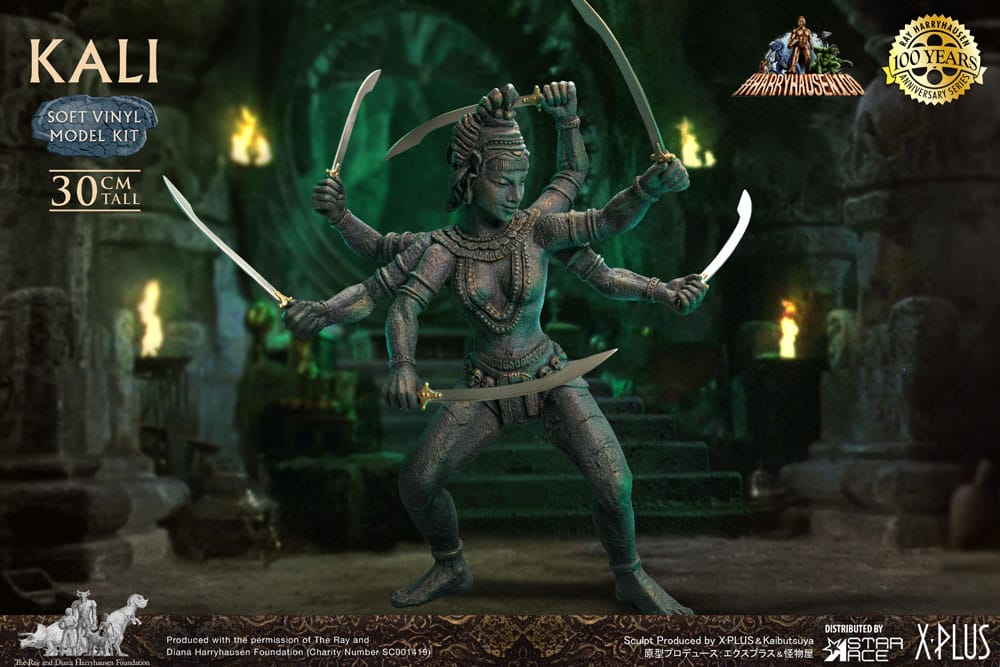 Ray Harryhausen Soft Vinyl Model Kit Kali 30 cm - MangaShop.ro