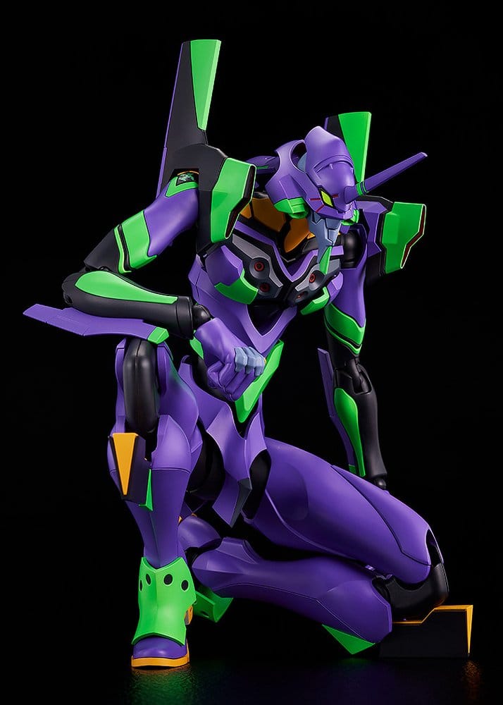 Rebuild of Evangelion Moderoid Plastic Model Kit DX-SCALE Evangelion Test Type-01 Luminous Set Edition 26 cm - MangaShop.ro