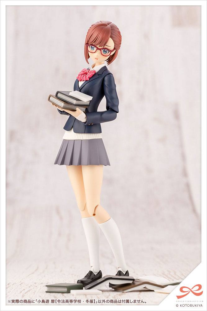 Sousai Shojo Teien Plastic Model Kit 1/10 Koyomi Takanashi Ryobu High School Winter Clothes 15 cm - MangaShop.ro