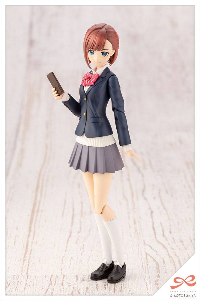 Sousai Shojo Teien Plastic Model Kit 1/10 Koyomi Takanashi Ryobu High School Winter Clothes 15 cm - MangaShop.ro