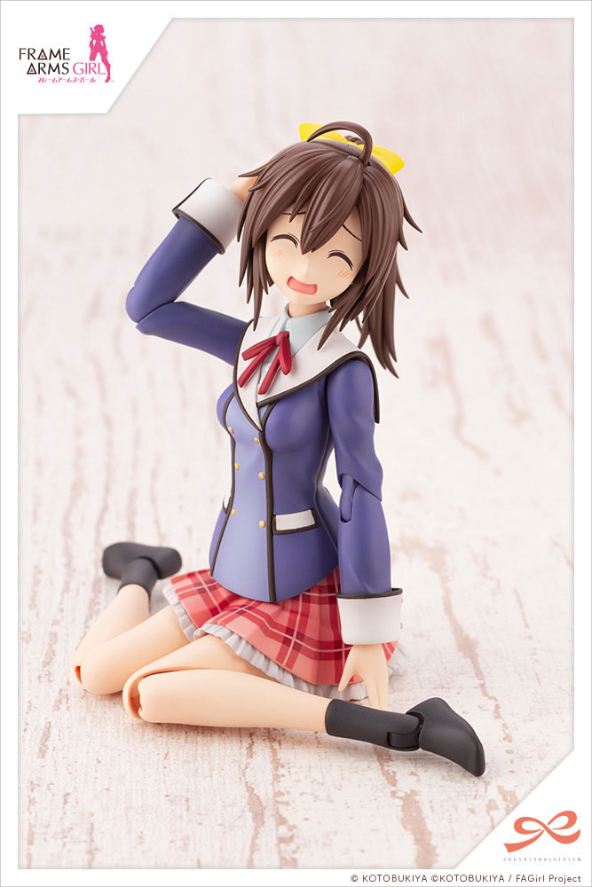 Sousai Shojo Teien Plastic Model Kit 1/10 Ao Gennai Wakaba Girls' High School Winter Clothes 16 cm - MangaShop.ro