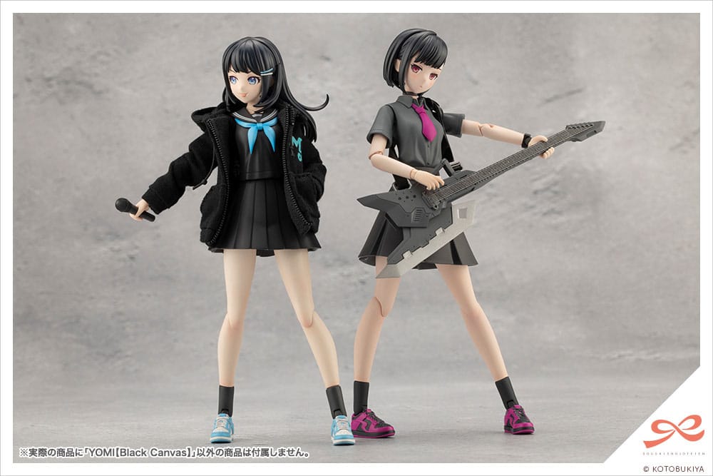 Sousai Shojo Teien Plastic Model Kit 1/10 Yomi (Black Canvas) 16 cm - MangaShop.ro