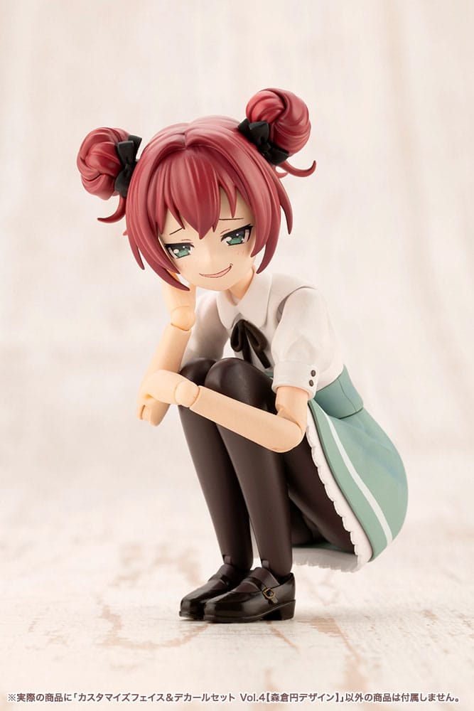 Sousai Shojo Teien Model Kit Accesoory Set 1/10 Customized Face & Decal Set Vol. 4 Designed by En Morikura - MangaShop.ro