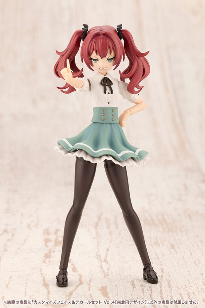 Sousai Shojo Teien Model Kit Accesoory Set 1/10 Customized Face & Decal Set Vol. 4 Designed by En Morikura - MangaShop.ro