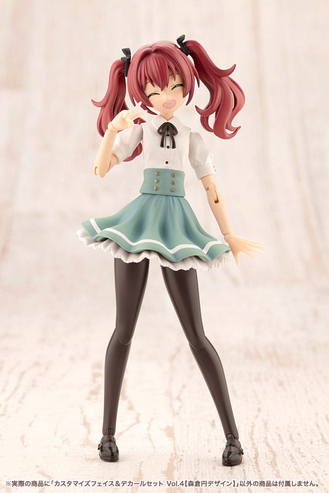 Sousai Shojo Teien Model Kit Accesoory Set 1/10 Customized Face & Decal Set Vol. 4 Designed by En Morikura - MangaShop.ro