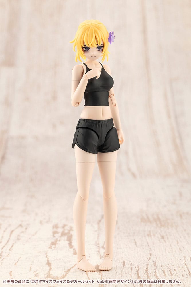 Sousai Shojo Teien Model Kit Accesoory Set 1/10 Customized Face & Decal Set Vol. 6 Designed by En Morikura - MangaShop.ro