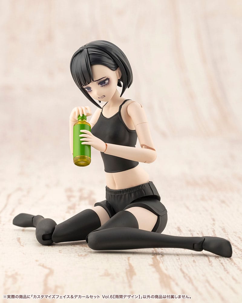 Sousai Shojo Teien Model Kit Accesoory Set 1/10 Customized Face & Decal Set Vol. 6 Designed by En Morikura - MangaShop.ro