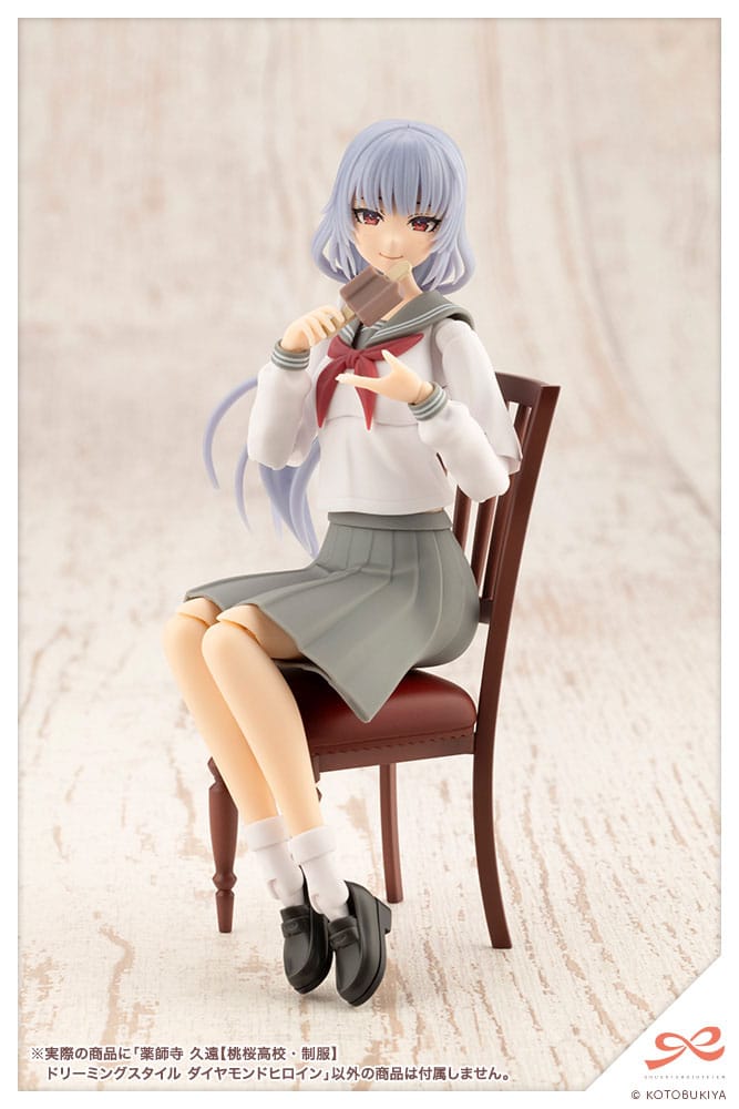 Sousai Shojo Teien Plastic Model Kit 1/10 Kuon Yakushiji Toudou High School Uniform Dreaming Style Diamond Heroine 16 cm - MangaShop.ro