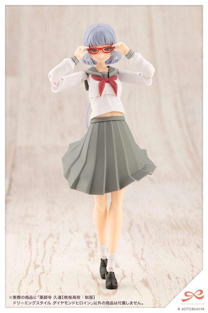 Sousai Shojo Teien Plastic Model Kit 1/10 Kuon Yakushiji Toudou High School Uniform Dreaming Style Diamond Heroine 16 cm - MangaShop.ro