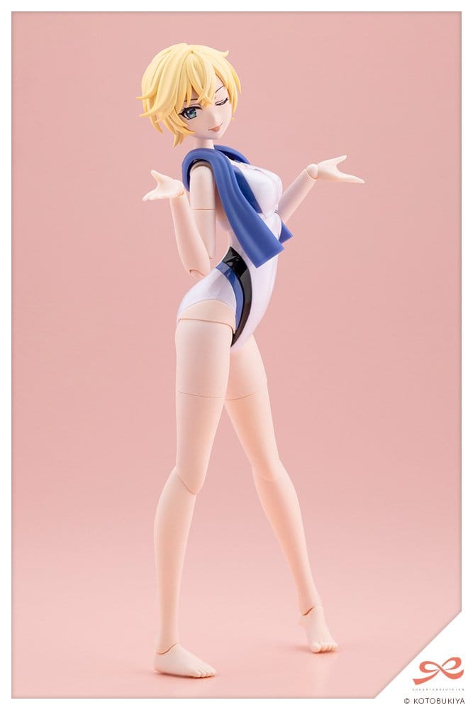 Sousaishojoteien Plastic Model 1/10 Rui Saotome Touou High School Competitive Swimsuit Dreaming Style White Dolphin 16 cm - MangaShop.ro
