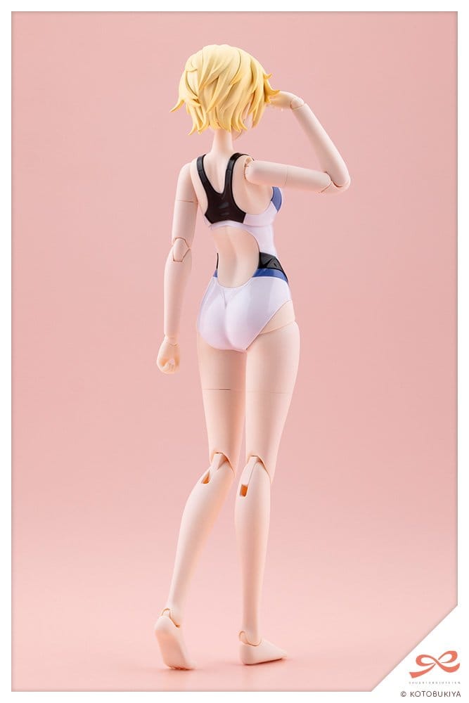 Sousaishojoteien Plastic Model 1/10 Rui Saotome Touou High School Competitive Swimsuit Dreaming Style White Dolphin 16 cm - MangaShop.ro