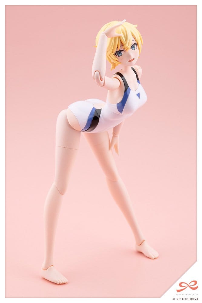 Sousaishojoteien Plastic Model 1/10 Rui Saotome Touou High School Competitive Swimsuit Dreaming Style White Dolphin 16 cm - MangaShop.ro