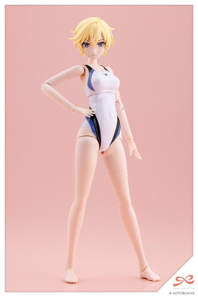 Sousaishojoteien Plastic Model 1/10 Rui Saotome Touou High School Competitive Swimsuit Dreaming Style White Dolphin 16 cm - MangaShop.ro