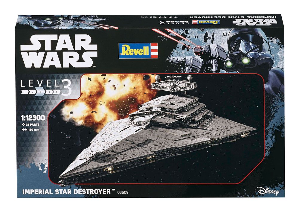 Star Wars Model Kit 1/12300 Imperial Star Destroyer 13 cm - MangaShop.ro