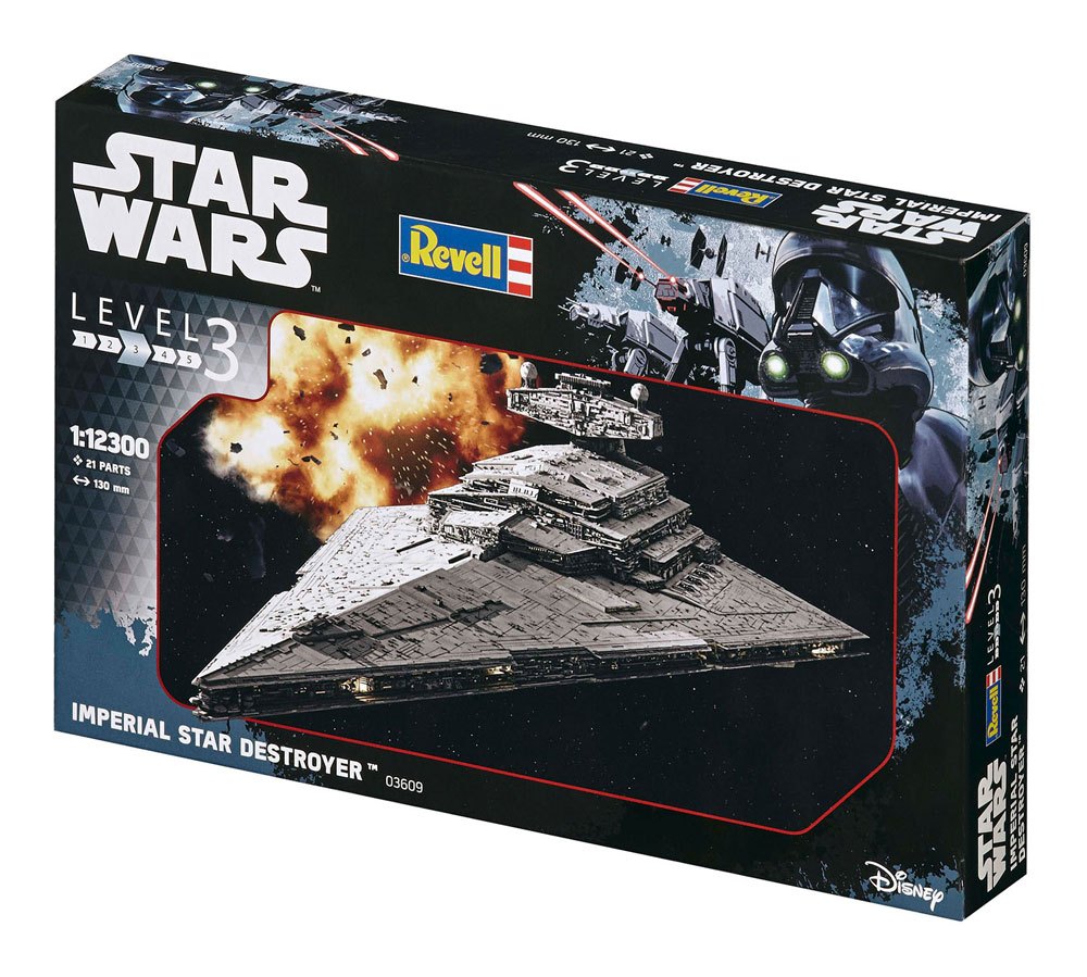 Star Wars Model Kit 1/12300 Imperial Star Destroyer 13 cm - MangaShop.ro