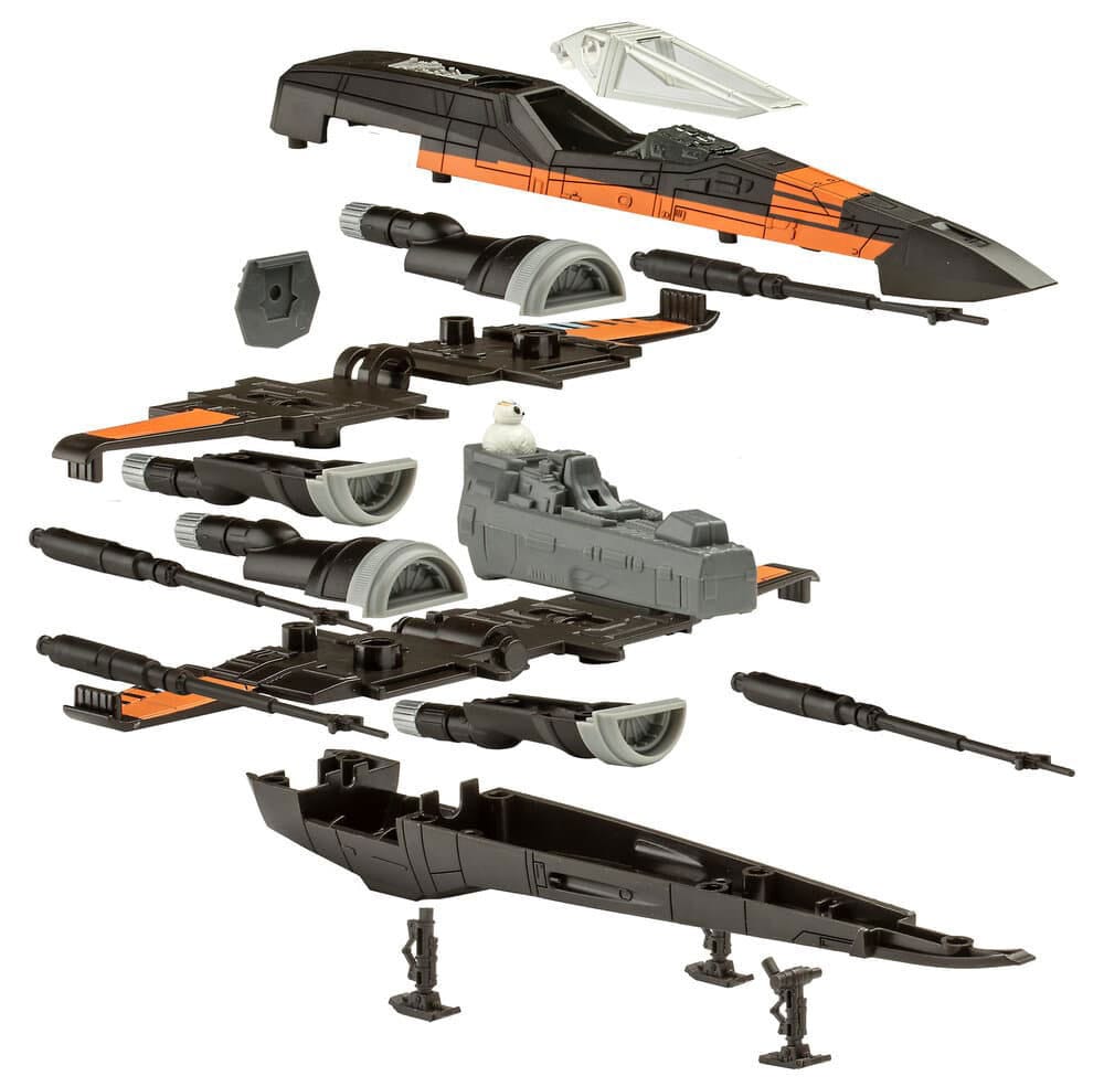 Star Wars Model Kit 1/78 Poe's X-Wing Fighter 22 cm - MangaShop.ro