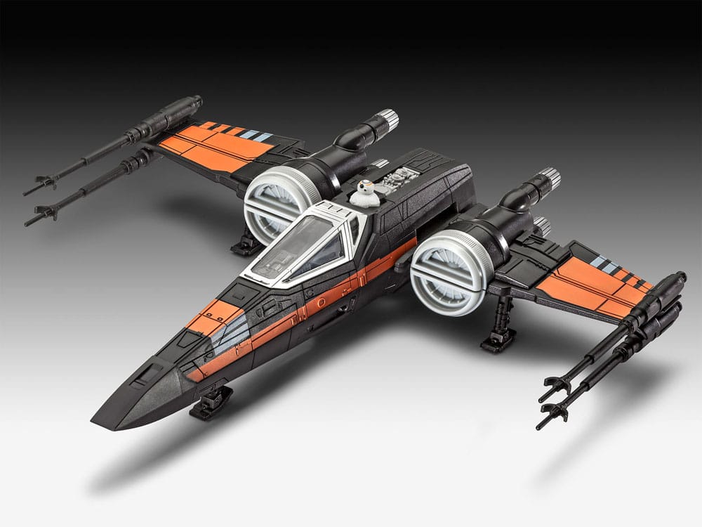 Star Wars Model Kit 1/78 Poe's X-Wing Fighter 22 cm - MangaShop.ro