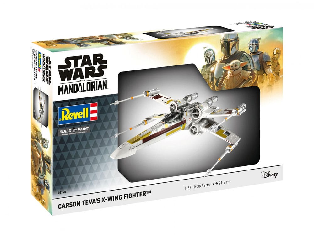 Star Wars Model Kit 1/57 Carson Teva's X-Wing Fighter 22 cm - MangaShop.ro