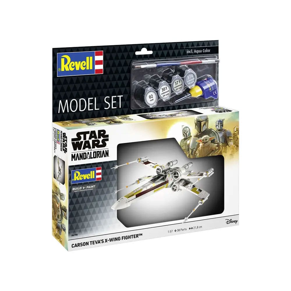 Star Wars Model Kit with basic accessories 1/57 Carson Teva's X-Wing Fighter 22 cm - MangaShop.ro