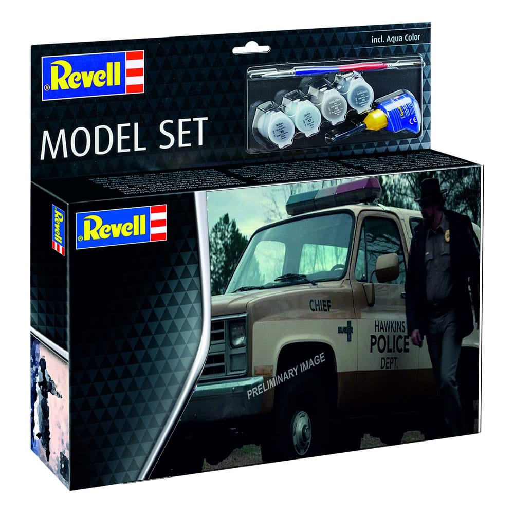 Stranger Things Model Kit Set 1/25 1985 Chevrolet K5 Blazer 19 cm - MangaShop.ro