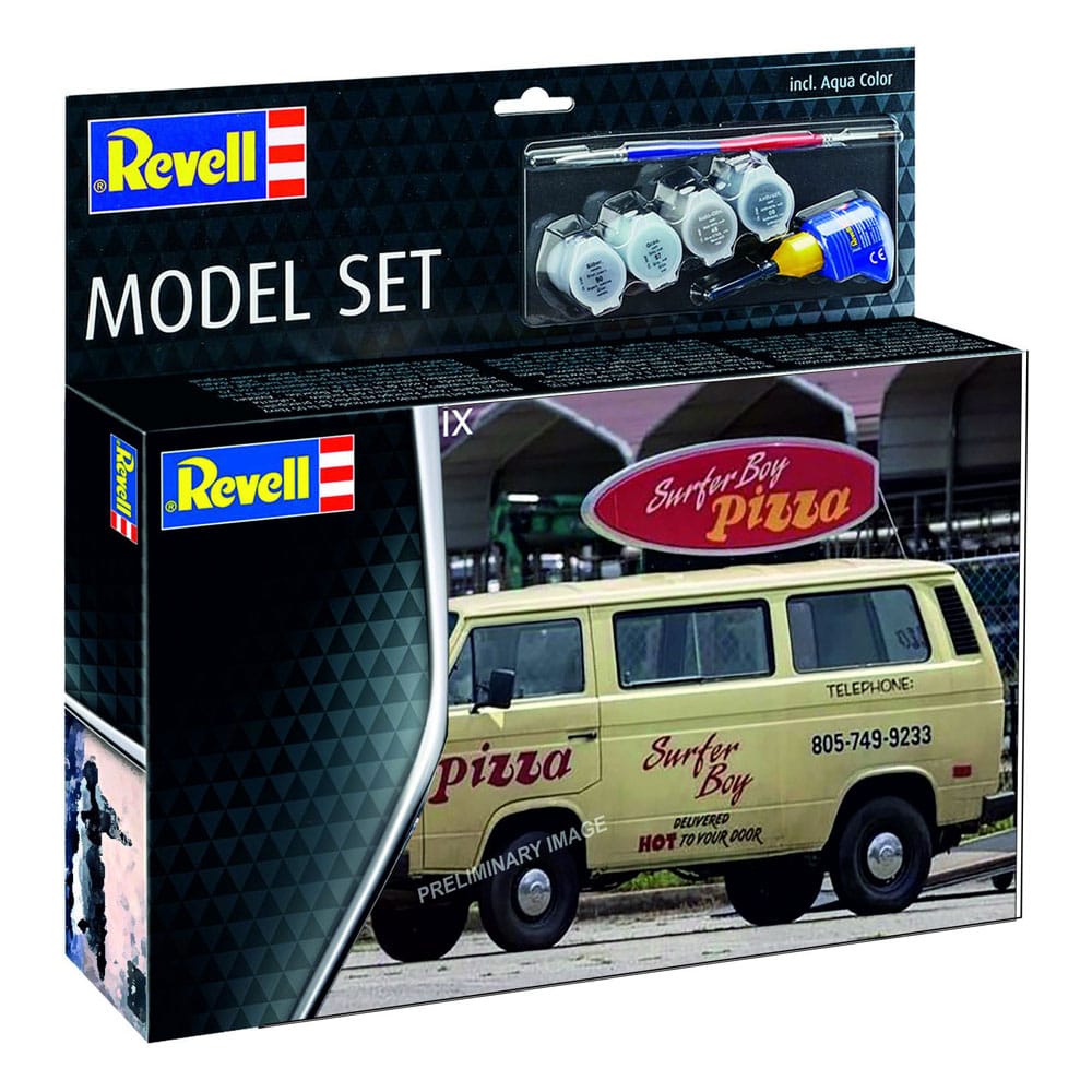 Stranger Things Model Kit Set 1/25 VW T3 Bus Surfer Boy 19 cm - MangaShop.ro