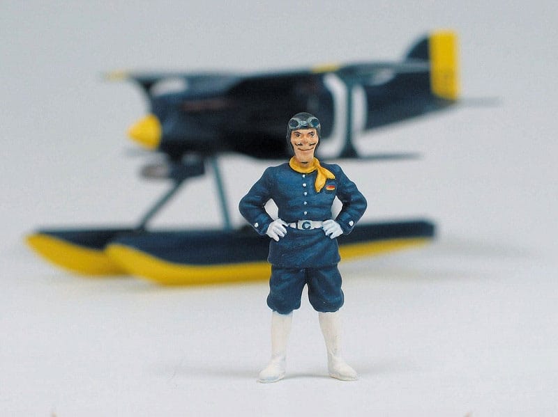 Porco Rosso model kit with figure 1/48 Curtiss R3C-0 Seaplane & Curtis - MangaShop.ro