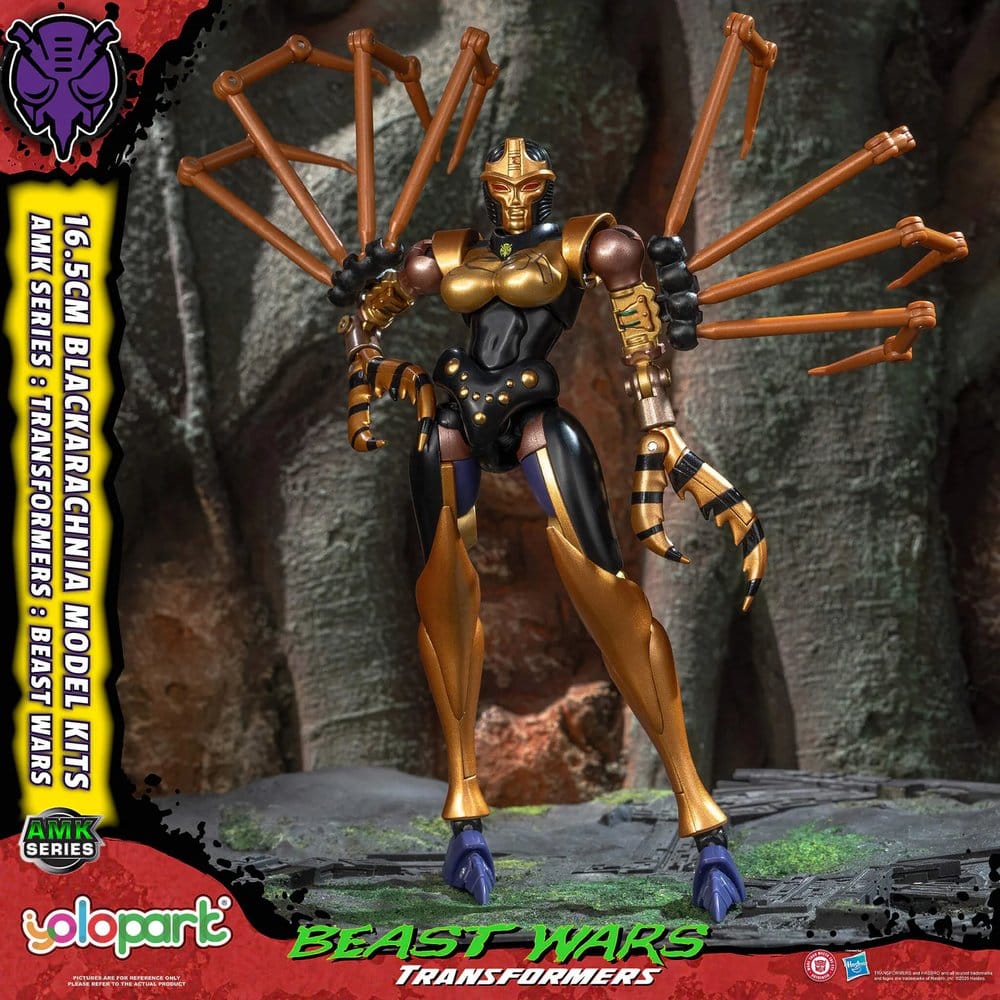Transformers AMK Series Plastic Model Kit Beast Wars Blackarachnia 18 cm - MangaShop.ro
