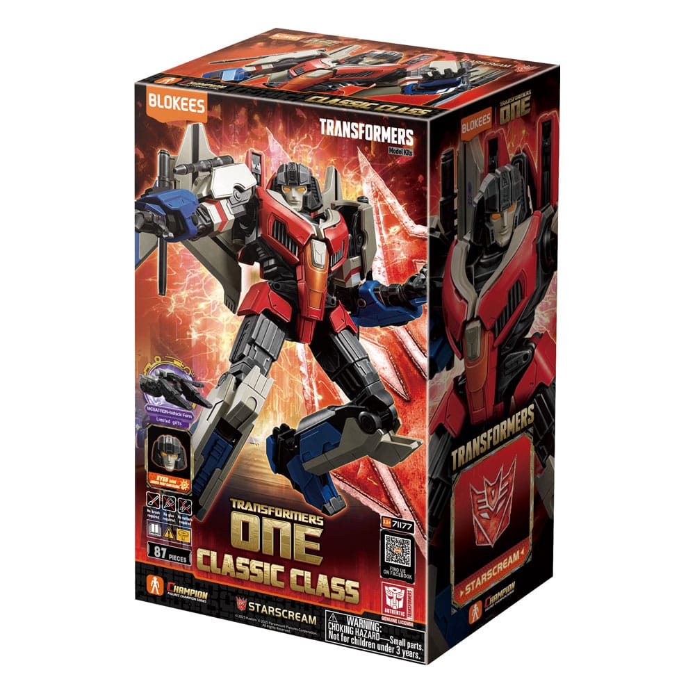 Transformers Blokees Plastic Model Kit Classic Class 16 Starsream - MangaShop.ro