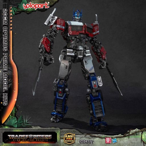 Transformers: Rise of the Beasts AMK Pro Series Plastic Model Kit Optimus Prime (Oversea Version) 20 cm - MangaShop.ro