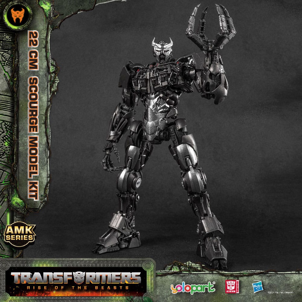 Transformers: Rise of the Beasts AMK Series Plastic Model Kit Scourge 22 cm - MangaShop.ro