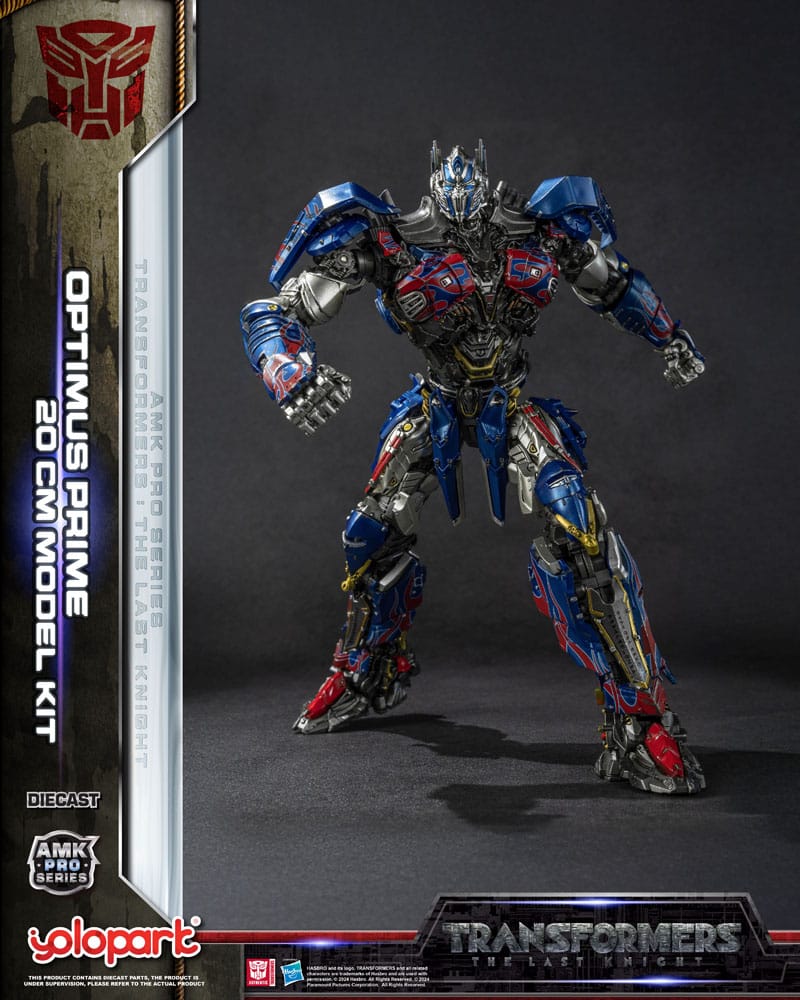 Transformers: The Last Knight AMK Pro Series Plastic Model Kit Optimus Prime (Oversea Version) 20 cm - MangaShop.ro