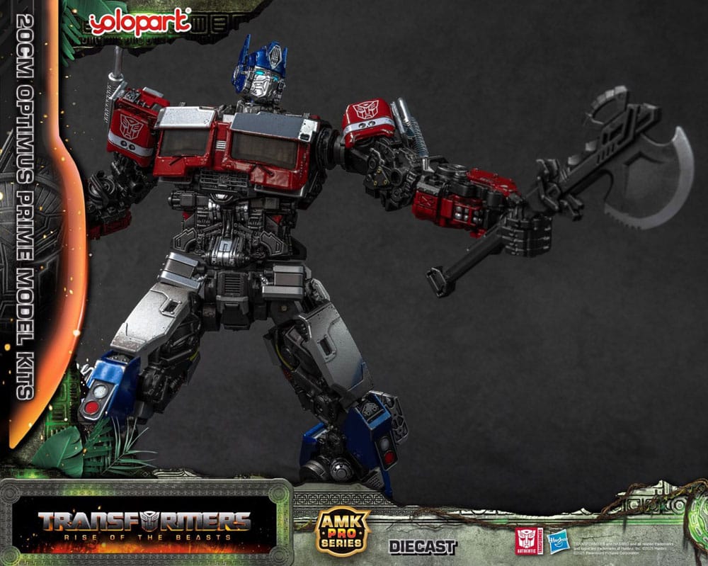 Transformers: Rise of the Beasts AMK Pro Series Plastic Model Kit Optimus Prime (Oversea Version) 20 cm - MangaShop.ro
