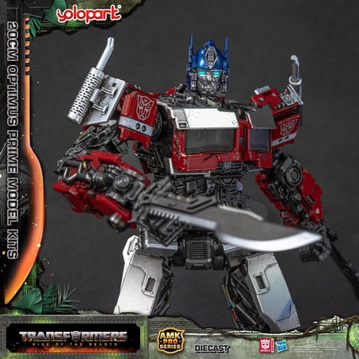 Transformers: Rise of the Beasts AMK Pro Series Plastic Model Kit Optimus Prime (Oversea Version) 20 cm - MangaShop.ro