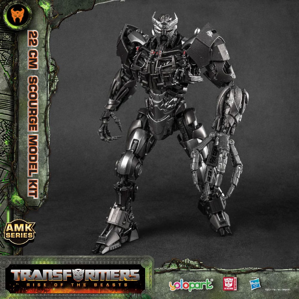 Transformers: Rise of the Beasts AMK Series Plastic Model Kit Scourge 22 cm - MangaShop.ro