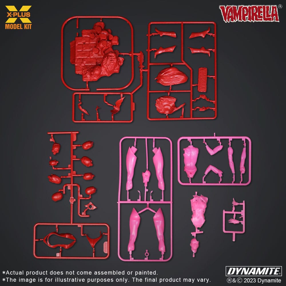 Vampirella Plastic Model Kit 1/8 Vampirella 2.0 Jose Gonzales Edition (Glows in the Dark) 23 cm - MangaShop.ro