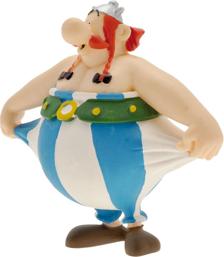Asterix Figure Obelix holding his pants 8 cm - MangaShop.ro