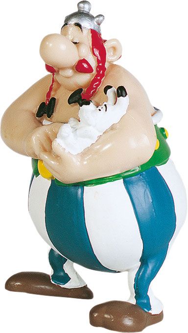Asterix Figure Obelix with Dogmatix 8 cm - MangaShop.ro