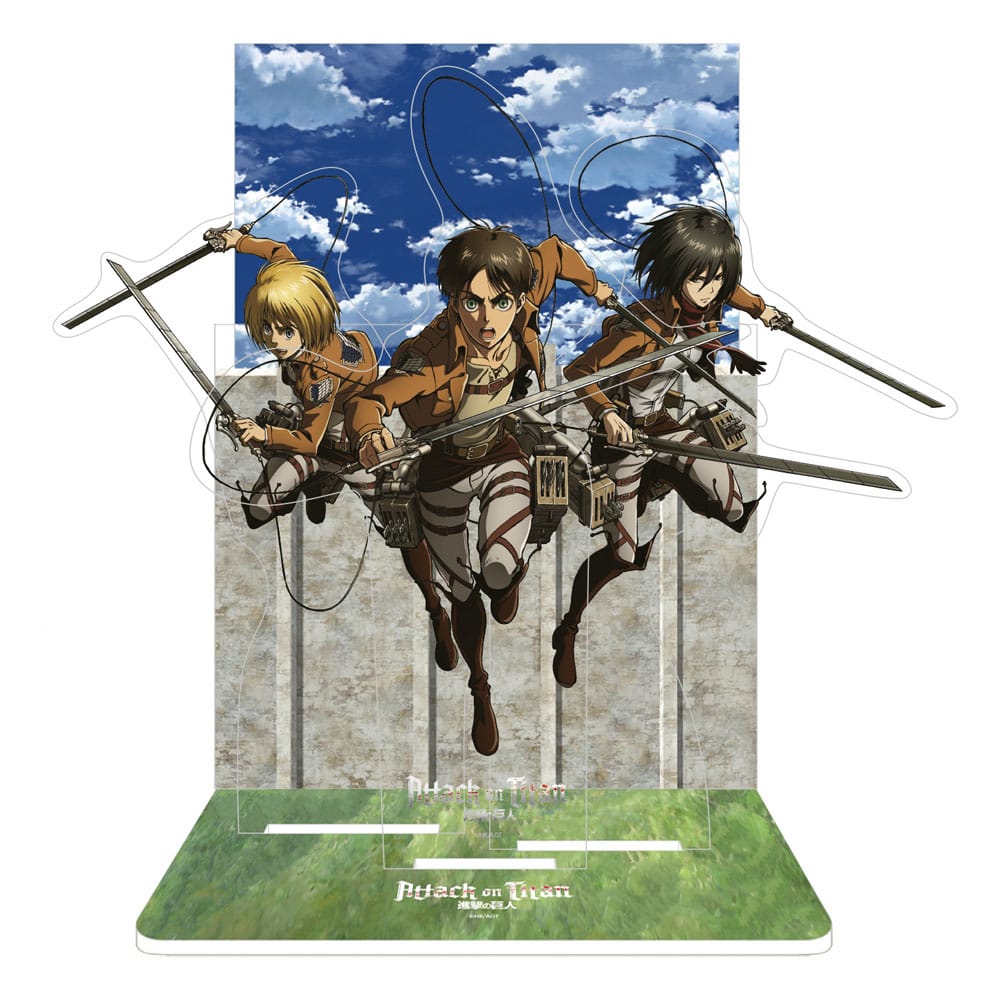 Blue Lock Acrylic Diorama Eren, Mikasa & Armin 20 cm - MangaShop.ro