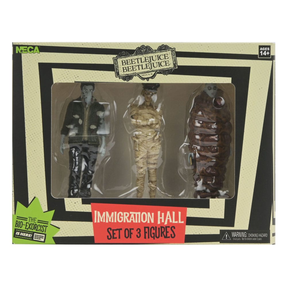 Beetlejuice Beetlejuice Figure 3-Pack Immigration Hall 1 10 cm - MangaShop.ro