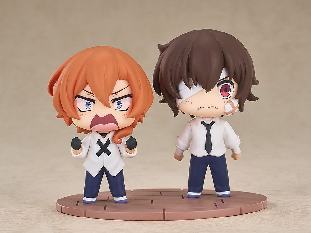 Bungo Stray Dogs Wan! Chibi Figures Osamu Dazai & Chuya Nakahara: Fourteen-Year-Old Ver. 8 cm - MangaShop.ro