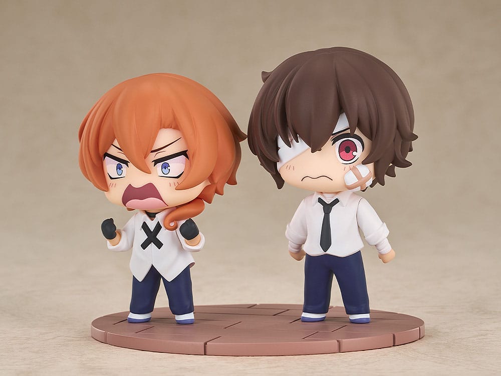 Bungo Stray Dogs Wan! Chibi Figures Osamu Dazai & Chuya Nakahara: Fourteen-Year-Old Ver. 8 cm - MangaShop.ro