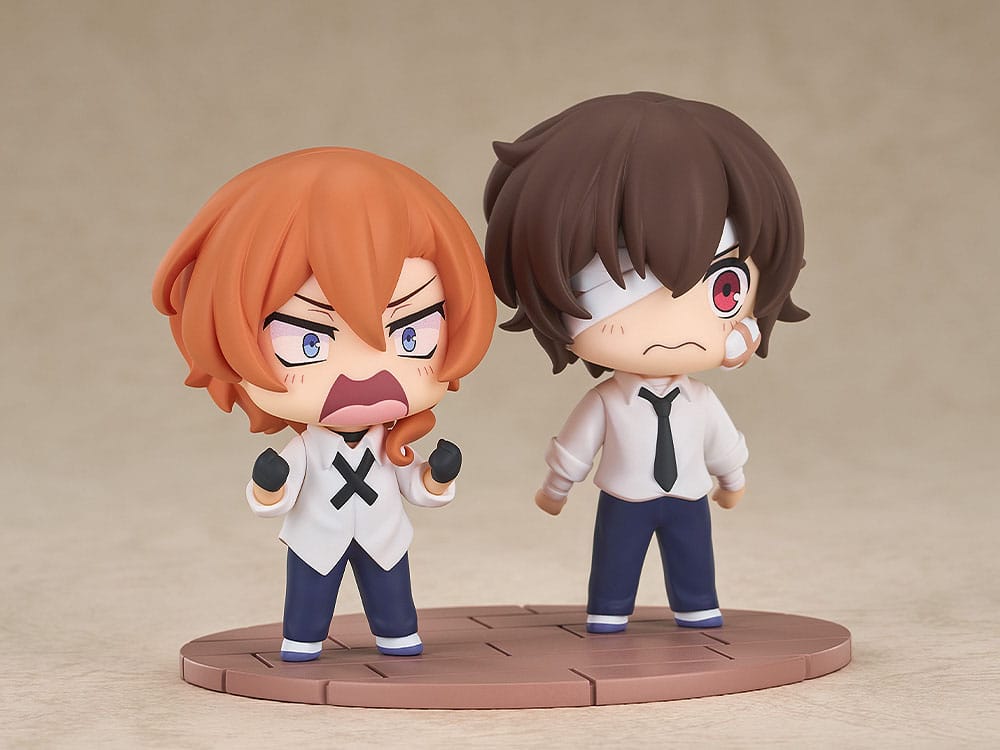 Bungo Stray Dogs Wan! Chibi Figures Osamu Dazai & Chuya Nakahara: Fourteen-Year-Old Ver. 8 cm - MangaShop.ro