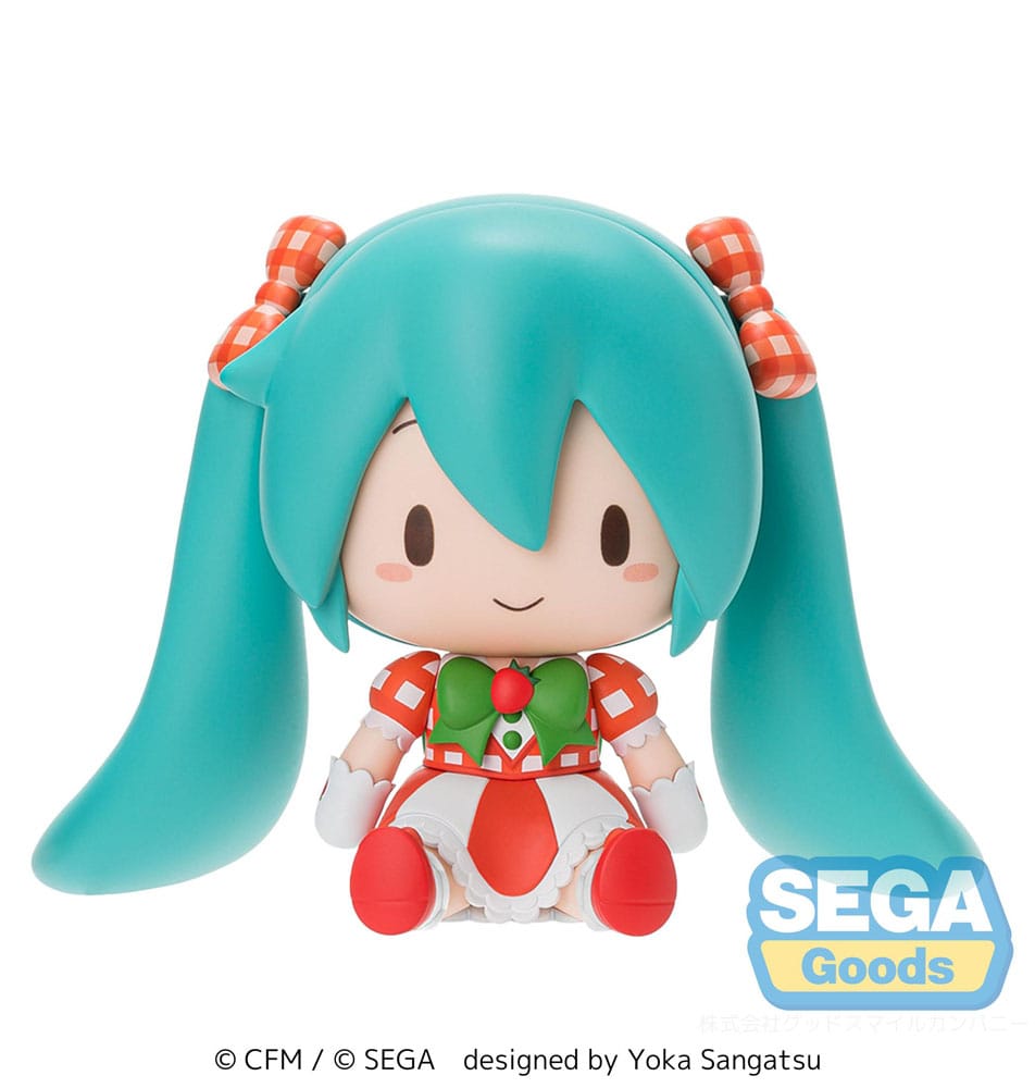 Character Vocal Series 01: Hatsune Miku Fuwa Petit Chibi Figure Hatsune Miku x Love and Berry Dress Up and Dance! Lovely Strawberry 8 cm - MangaShop.ro