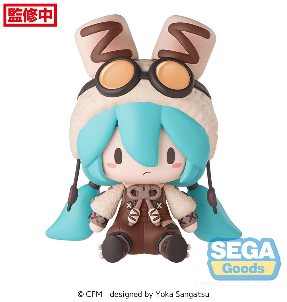 Character Vocal Series 01: Hatsune Miku Fuwa Petit Chibi Figure Hatsune Miku Marshmallow Hot Cocoa 10 cm - MangaShop.ro