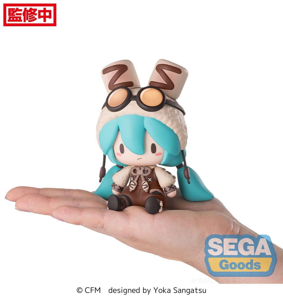 Character Vocal Series 01: Hatsune Miku Fuwa Petit Chibi Figure Hatsune Miku Marshmallow Hot Cocoa 10 cm - MangaShop.ro